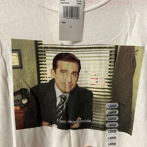 Michael Scott “The Office” I am dead inside shirt